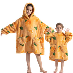 Children's Sweaters Kids Hooded Loose Clothing Homewear Wearable Blankets