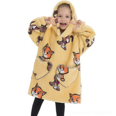 Oversized Blanket Hoodie Kids Sweatshirt