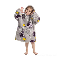 Oversized Blanket Hoodie Kids Sweatshirt