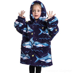 Oversized Blanket Hoodie Kids Sweatshirt