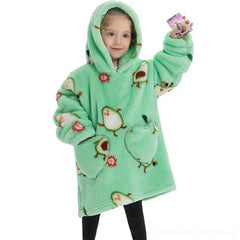 Oversized Blanket Hoodie Kids Sweatshirt