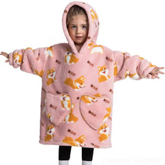 Oversized Blanket Hoodie Kids Sweatshirt