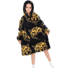 Children's Sweaters Kids Hooded Loose Clothing Homewear Wearable Blankets