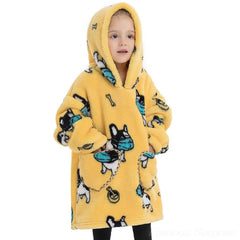 Oversized Blanket Hoodie Kids Sweatshirt