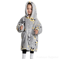 Oversized Blanket Hoodie Kids Sweatshirt