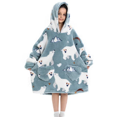 Winter Clothes Boy Baby Oversized Blanket Hoodie