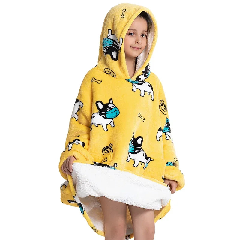 Oversized Wearable Blanket Hoodie