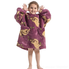 Oversized Blanket Hoodie Kids Sweatshirt