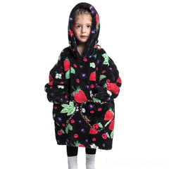 Oversized Blanket Hoodie Kids Sweatshirt